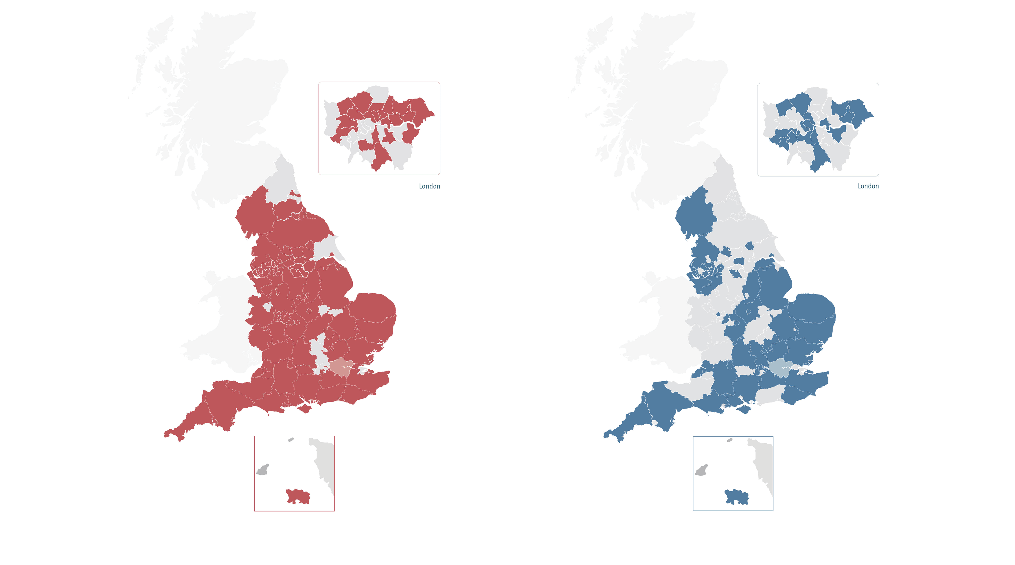 A map of England showing the over 210 local, national and voluntary sector organisations, as well as universities that are partners of Research in Practice