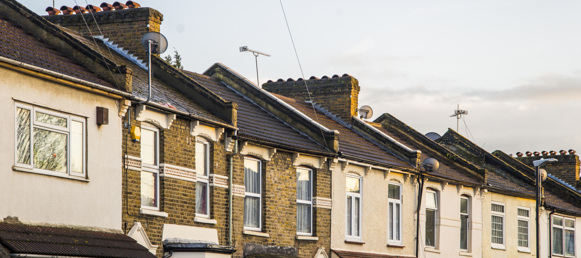 row of terraced houses